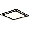 mat zwarte ronde LED plafondlamp 24,5W met warm wit licht 3000K en 3600 lumen mat zwarte ronde LED plafondlamp 24,5W met warm wit licht 3000K en 3600 lumen