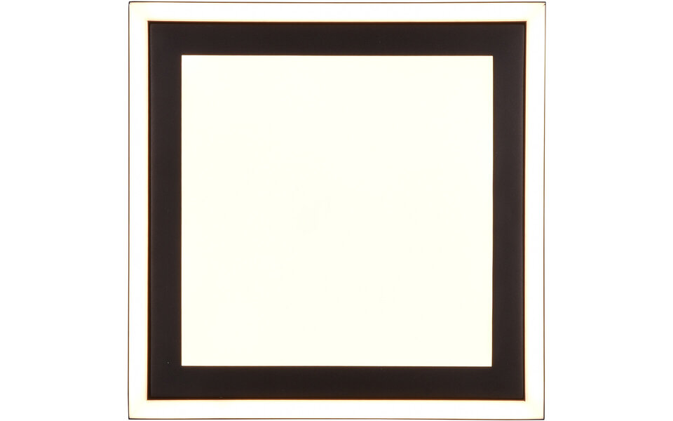 HLW LED LED Ceiling Lamp - Ceiling Lighting - Trion Coman - 24.5W - Warm White 3000K - Square - Matte Black - Plastic HLW LED LED Ceiling Lamp - Ceiling Lighting - Trion Coman - 24.5W - Warm White 3000K - Square - Matte Black - Plastic