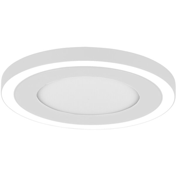 HLW LED LED Plafondlamp - Plafondverlichting - Trion Coman - 17W - Natuurlijk Wit 4000K - Rond - Mat Wit - Kunststof HLW LED LED Plafondlamp - Plafondverlichting - Trion Coman - 17W - Natuurlijk Wit 4000K - Rond - Mat Wit - Kunststof