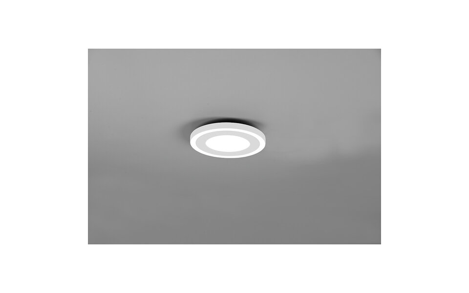 HLW LED LED Ceiling Light - Ceiling Lighting - Trion Coman - 17W - Natural White 4000K - Round - Matte White - Plastic HLW LED LED Ceiling Light - Ceiling Lighting - Trion Coman - 17W - Natural White 4000K - Round - Matte White - Plastic