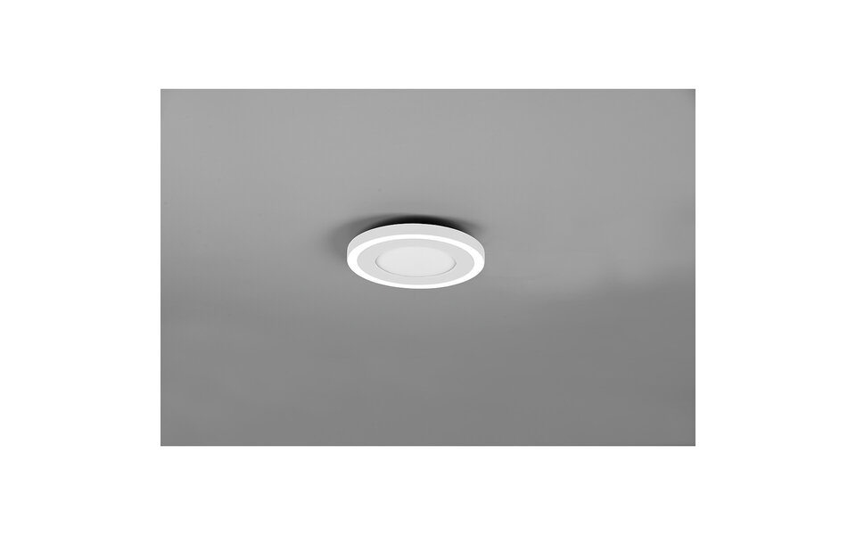 HLW LED LED Ceiling Light - Ceiling Lighting - Trion Coman - 17W - Natural White 4000K - Round - Matte White - Plastic HLW LED LED Ceiling Light - Ceiling Lighting - Trion Coman - 17W - Natural White 4000K - Round - Matte White - Plastic