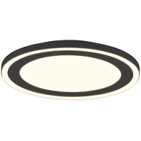LED ceiling light Trion Coman 3600lm 3000K matte black 2-point