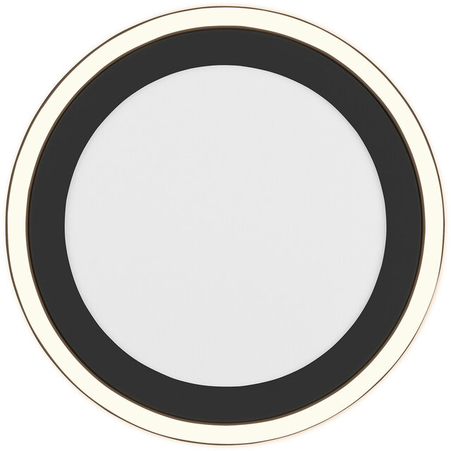 HLW LED LED Ceiling Light - Ceiling Lighting - Trion Coman - 24.5W - Warm White 3000K - Round - Matte Black - Plastic HLW LED LED Ceiling Light - Ceiling Lighting - Trion Coman - 24.5W - Warm White 3000K - Round - Matte Black - Plastic