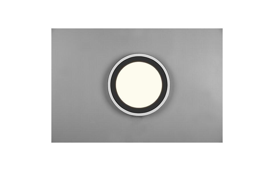 HLW LED LED Ceiling Light - Ceiling Lighting - Trion Coman - 24.5W - Warm White 3000K - Round - Matte Black - Plastic HLW LED LED Ceiling Light - Ceiling Lighting - Trion Coman - 24.5W - Warm White 3000K - Round - Matte Black - Plastic