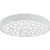 HLW LED LED Ceiling Light - Ceiling Lighting - Trion Carol - 22W - Adjustable Color - RGB - Remote Control - Dimmable - Round - Matte White - Plastic