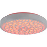 HLW LED LED Ceiling Light - Ceiling Lighting - Trion Carol - 22W - Adjustable Color - RGB - Remote Control - Dimmable - Round - Matte White - Plastic