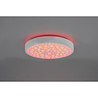HLW LED LED Ceiling Light - Ceiling Lighting - Trion Carol - 22W - Adjustable Color - RGB - Remote Control - Dimmable - Round - Matte White - Plastic