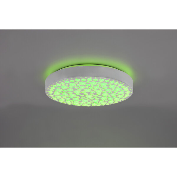 HLW LED LED Plafondlamp - Plafondverlichting - Trion Carol - 22W - Aanpasbare Kleur - RGB - Afstandsbediening - Dimbaar - Rond - Mat Wit - Kunststof HLW LED LED Plafondlamp - Plafondverlichting - Trion Carol - 22W - Aanpasbare Kleur - RGB - Afstandsbediening - Dimbaar - Rond - Mat Wit - Kunststof