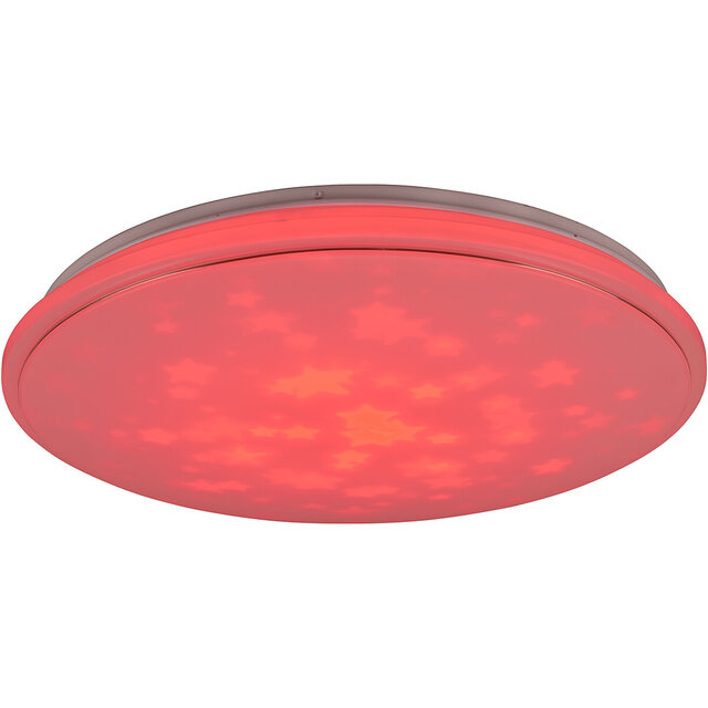 ronde LED-plafondlamp 21W met 2200 lumen warm wit licht en RGB-functie, diameter 50 cm