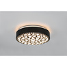 HLW LED LED Ceiling Light - Ceiling Lighting - Trion Carol - 11W - Warm White 3000K - Round - Matte Black - Plastic HLW LED LED Ceiling Light - Ceiling Lighting - Trion Carol - 11W - Warm White 3000K - Round - Matte Black - Plastic