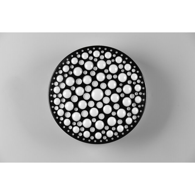 HLW LED LED Ceiling Light - Ceiling Lighting - Trion Carol - 11W - Warm White 3000K - Round - Matte Black - Plastic HLW LED LED Ceiling Light - Ceiling Lighting - Trion Carol - 11W - Warm White 3000K - Round - Matte Black - Plastic