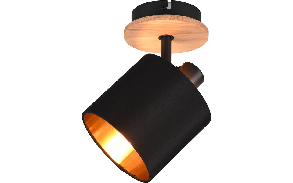 HLW LED LED Wall Spotlight - Wall Lighting - Trion Torry - E14 Fitting - Round - Matte Brown - Aluminum
