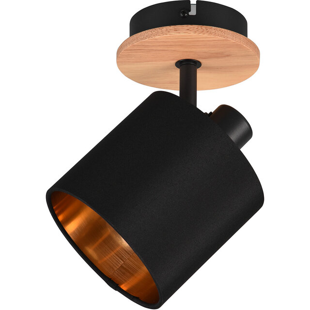 HLW LED LED Wandspot - Wandverlichting - Trion Torry - E14 Fitting - Rond - Mat Bruin - Aluminium HLW LED LED Wandspot - Wandverlichting - Trion Torry - E14 Fitting - Rond - Mat Bruin - Aluminium