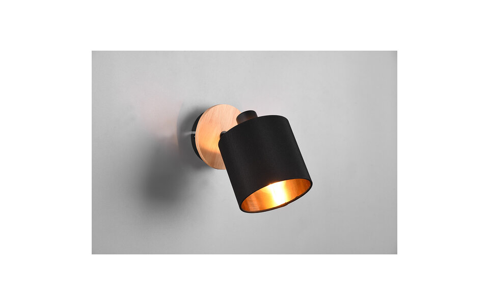HLW LED LED Wandspot - Wandverlichting - Trion Torry - E14 Fitting - Rond - Mat Bruin - Aluminium HLW LED LED Wandspot - Wandverlichting - Trion Torry - E14 Fitting - Rond - Mat Bruin - Aluminium