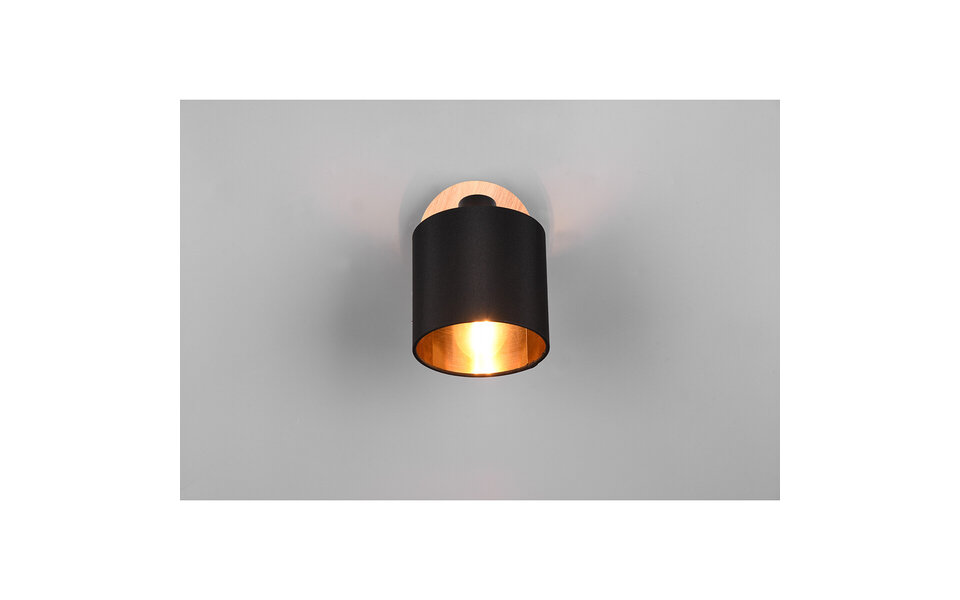 HLW LED LED Wandspot - Wandverlichting - Trion Torry - E14 Fitting - Rond - Mat Bruin - Aluminium HLW LED LED Wandspot - Wandverlichting - Trion Torry - E14 Fitting - Rond - Mat Bruin - Aluminium