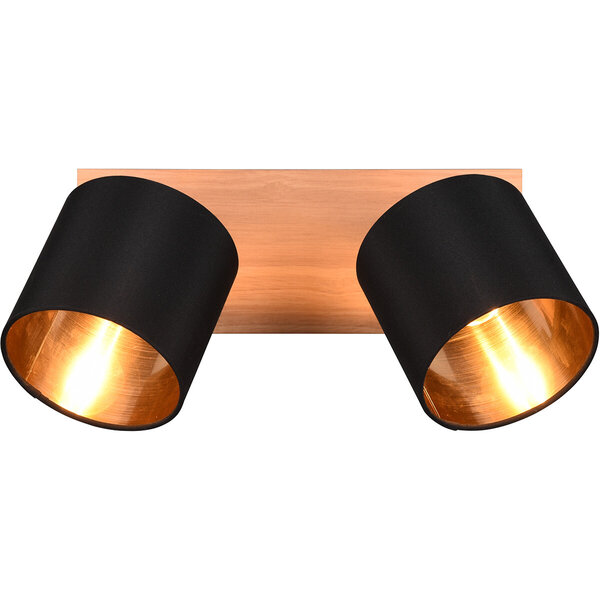 HLW LED LED Plafondspot - Plafondverlichting - Trion Torry - E14 Fitting - 2-lichts - Rechthoek - Mat Bruin - Aluminium HLW LED LED Plafondspot - Plafondverlichting - Trion Torry - E14 Fitting - 2-lichts - Rechthoek - Mat Bruin - Aluminium