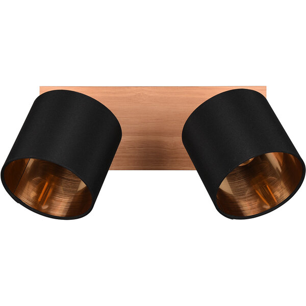 HLW LED LED Plafondspot - Plafondverlichting - Trion Torry - E14 Fitting - 2-lichts - Rechthoek - Mat Bruin - Aluminium HLW LED LED Plafondspot - Plafondverlichting - Trion Torry - E14 Fitting - 2-lichts - Rechthoek - Mat Bruin - Aluminium