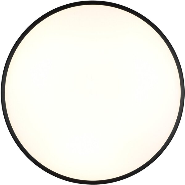 HLW LED LED Plafondlamp - Plafondverlichting - Trion Lombis - 34W - Warm Wit 3000K - Dimbaar - Rond - Mat Zwart - Kunststof HLW LED LED Plafondlamp - Plafondverlichting - Trion Lombis - 34W - Warm Wit 3000K - Dimbaar - Rond - Mat Zwart - Kunststof