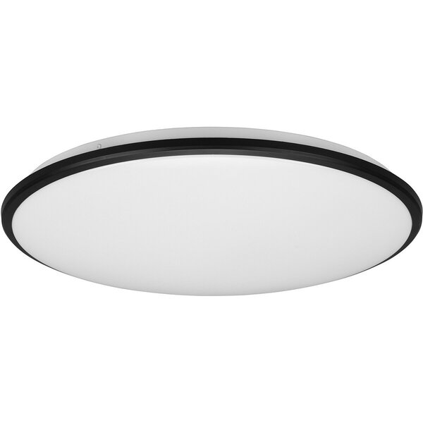 HLW LED LED Plafondlamp - Plafondverlichting - Trion Lombis - 34W - Warm Wit 3000K - Dimbaar - Rond - Mat Zwart - Kunststof HLW LED LED Plafondlamp - Plafondverlichting - Trion Lombis - 34W - Warm Wit 3000K - Dimbaar - Rond - Mat Zwart - Kunststof