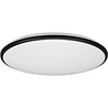 HLW LED LED Ceiling Lamp - Ceiling Lighting - Trion Lombis - 34W - Warm White 3000K - Dimmable - Round - Matte Black - Plastic