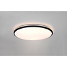 HLW LED LED Ceiling Lamp - Ceiling Lighting - Trion Lombis - 34W - Warm White 3000K - Dimmable - Round - Matte Black - Plastic