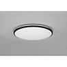 HLW LED LED Ceiling Lamp - Ceiling Lighting - Trion Lombis - 34W - Warm White 3000K - Dimmable - Round - Matte Black - Plastic