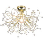 HLW LED LED Ceiling Lamp - Ceiling Lighting - Trion Guston - E27 Fitting - 1-light - Round - Matte Gold - Aluminum