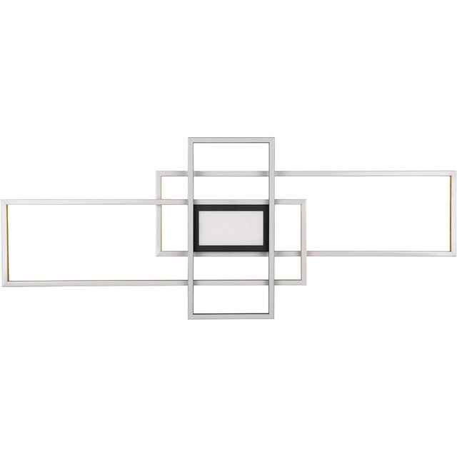 HLW LED LED Ceiling Lamp - Ceiling Lighting - Trion Urano - 60W - Adjustable Color - Remote Control - Dimmable - Rectangular - Matte Gold - Aluminum HLW LED LED Ceiling Lamp - Ceiling Lighting - Trion Urano - 60W - Adjustable Color - Remote Control - Dimmable - Rectangular - Matte Gold - Aluminum