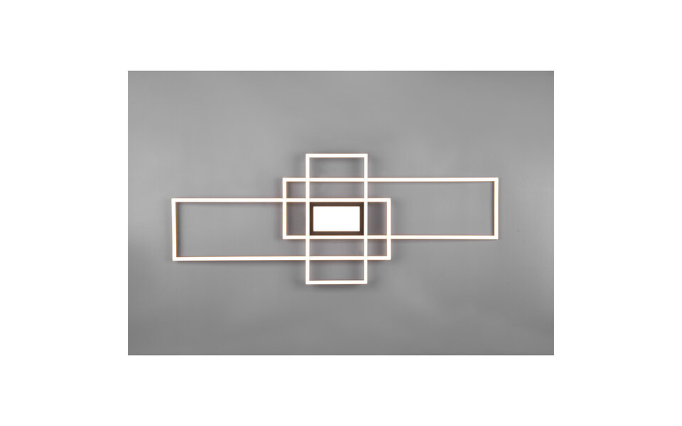 HLW LED LED Ceiling Lamp - Ceiling Lighting - Trion Urano - 60W - Adjustable Color - Remote Control - Dimmable - Rectangular - Matte Gold - Aluminum HLW LED LED Ceiling Lamp - Ceiling Lighting - Trion Urano - 60W - Adjustable Color - Remote Control - Dimmable - Rectangular - Matte Gold - Aluminum