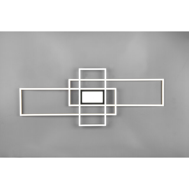 HLW LED LED Ceiling Lamp - Ceiling Lighting - Trion Urano - 60W - Adjustable Color - Remote Control - Dimmable - Rectangular - Matte Gold - Aluminum HLW LED LED Ceiling Lamp - Ceiling Lighting - Trion Urano - 60W - Adjustable Color - Remote Control - Dimmable - Rectangular - Matte Gold - Aluminum