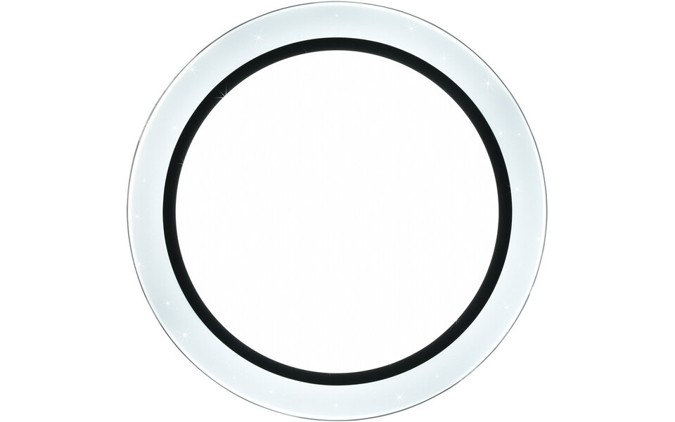 HLW LED LED Plafondlamp - Plafondverlichting - Trion Atras - 21W - Aanpasbare Kleur - Afstandsbediening - Dimbaar - Sterlicht - Rond - Mat Zwart - Kunststof