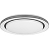 HLW LED LED Plafondlamp - Plafondverlichting - Trion Atras - 21W - Aanpasbare Kleur - Afstandsbediening - Dimbaar - Sterlicht - Rond - Mat Zwart - Kunststof