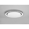 HLW LED LED Plafondlamp - Plafondverlichting - Trion Atras - 21W - Aanpasbare Kleur - Afstandsbediening - Dimbaar - Sterlicht - Rond - Mat Zwart - Kunststof