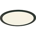 LED Ceiling Light - Ceiling Lighting - Trion Povino - 15W - Warm White 3000K - Dimmable - Round - Matte Black - Aluminum