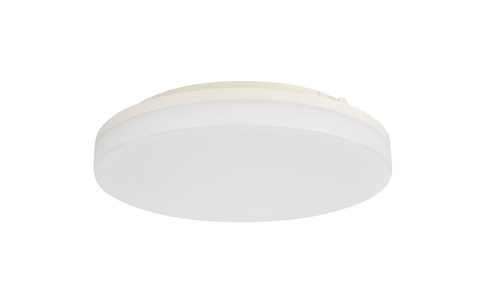 HLW LED LED Ceiling Light - Ceiling Lighting - Bathroom Light - Andres - Surface Mounted Round 15W - Waterproof IP54 - Bright/Cool White 6400K - Matte White - Plastic HLW LED LED Ceiling Light - Ceiling Lighting - Bathroom Light - Andres - Surface Mounted Round 15W - Waterproof IP54 - Bright/Cool White 6400K - Matte White - Plastic