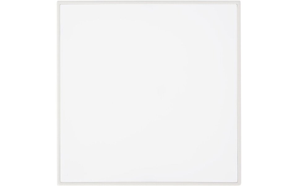 HLW LED LED Ceiling Light - Ceiling Lighting - Bathroom Light - Andres - Surface Mounted Square 15W - Waterproof IP54 - Bright/Cool White 6400K - Matte White - Plastic