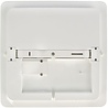 HLW LED LED Ceiling Light - Ceiling Lighting - Bathroom Light - Andres - Surface Mounted Square 15W - Waterproof IP54 - Bright/Cool White 6400K - Matte White - Plastic