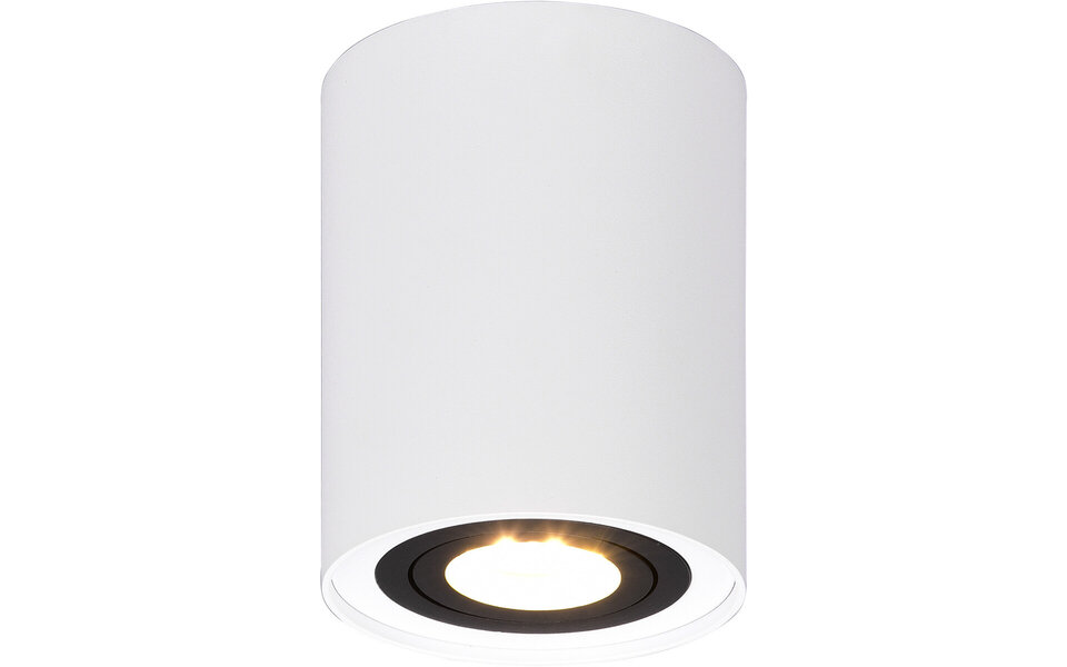 HLW LED LED Plafondspot - Trion Cosmin - GU10 Fitting - Rond - Mat Wit - Aluminium