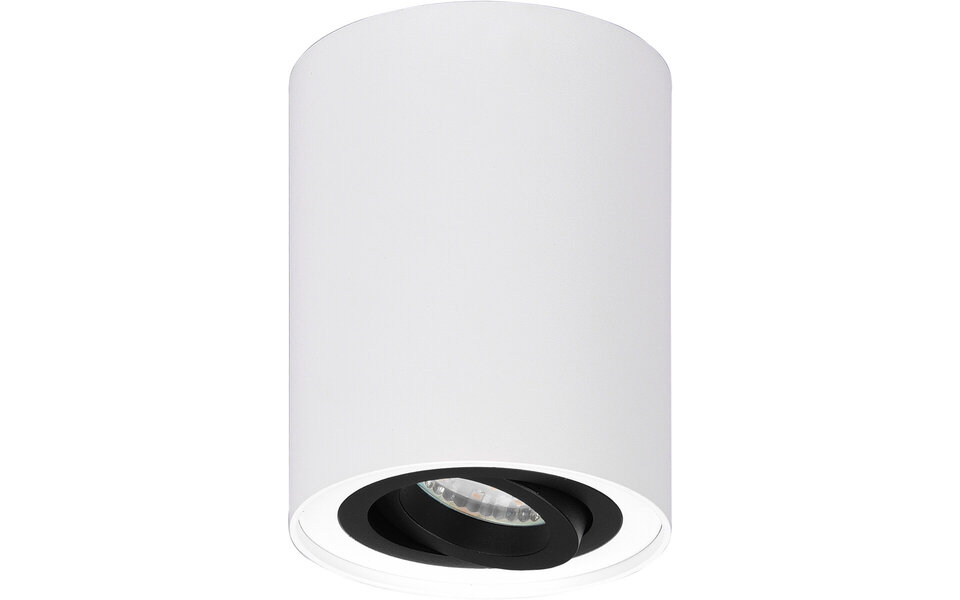HLW LED LED Ceiling Spotlight - Trion Cosmin - GU10 Fitting - Round - Matte White - Aluminum