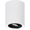 HLW LED LED Ceiling Spotlight - Trion Cosmin - GU10 Fitting - Round - Matte White - Aluminum
