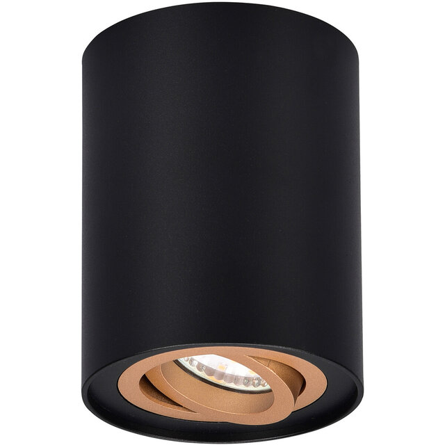 HLW LED LED Ceiling Spotlight - Trion Cosmin - GU10 Fitting - Round - Matte Black - Aluminum HLW LED LED Ceiling Spotlight - Trion Cosmin - GU10 Fitting - Round - Matte Black - Aluminum
