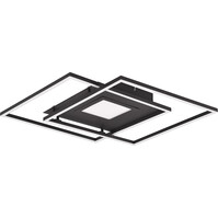 Trion Avia LED Plafondlamp Mat Zwart 36W 4200 lm Dimbaar Trion Avia LED Plafondlamp Mat Zwart 36W 4200 lm Dimbaar