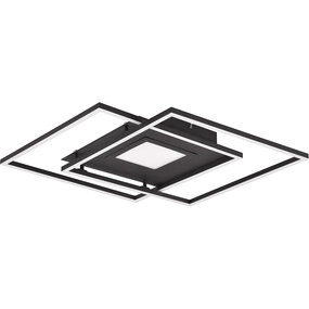 Trion Avia LED Plafondlamp Mat Zwart 36W 4200 lm Dimbaar Trion Avia LED Plafondlamp Mat Zwart 36W 4200 lm Dimbaar
