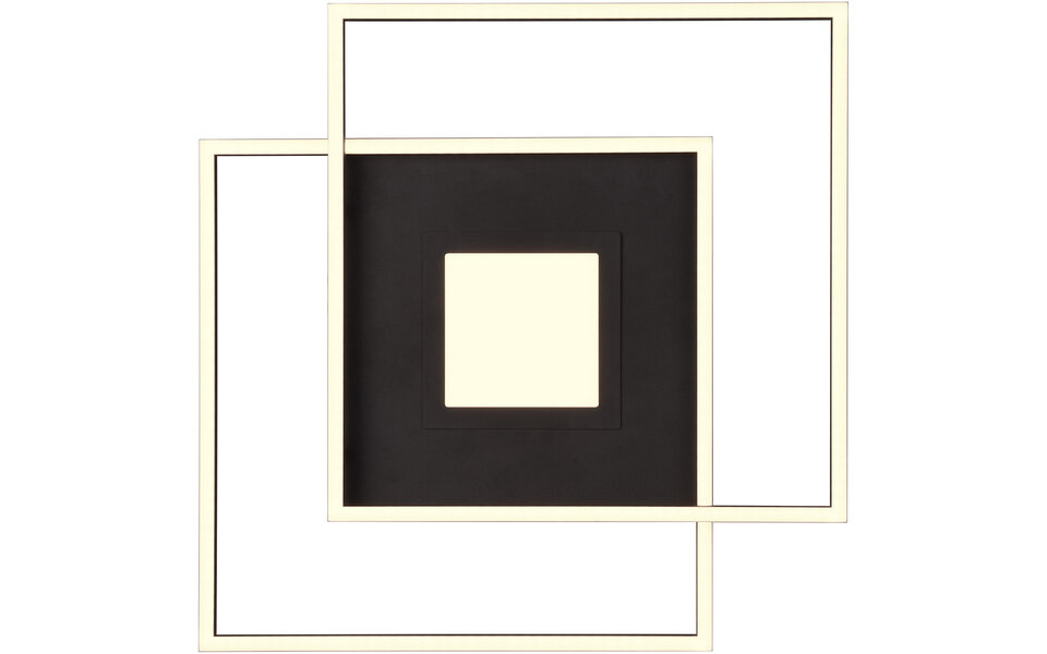 HLW LED LED Plafondlamp - Plafondverlichting - Trion Avia - 36W - Aanpasbare Kleur - Afstandsbediening - Dimbaar - Mat Zwart - Aluminium