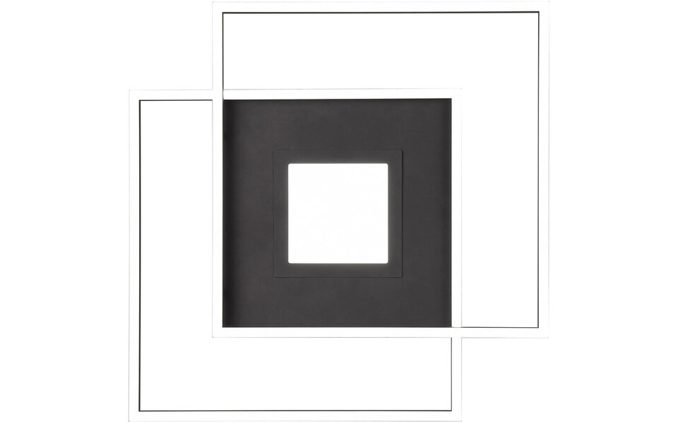 HLW LED LED Ceiling Lamp - Ceiling Lighting - Trion Avia - 36W - Adjustable Color - Remote Control - Dimmable - Matte Black - Aluminum