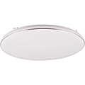 LED Ceiling Lamp - Trion Lana - 46W - Warm White 3000K - Dimmable - Round - Matte White - Plastic