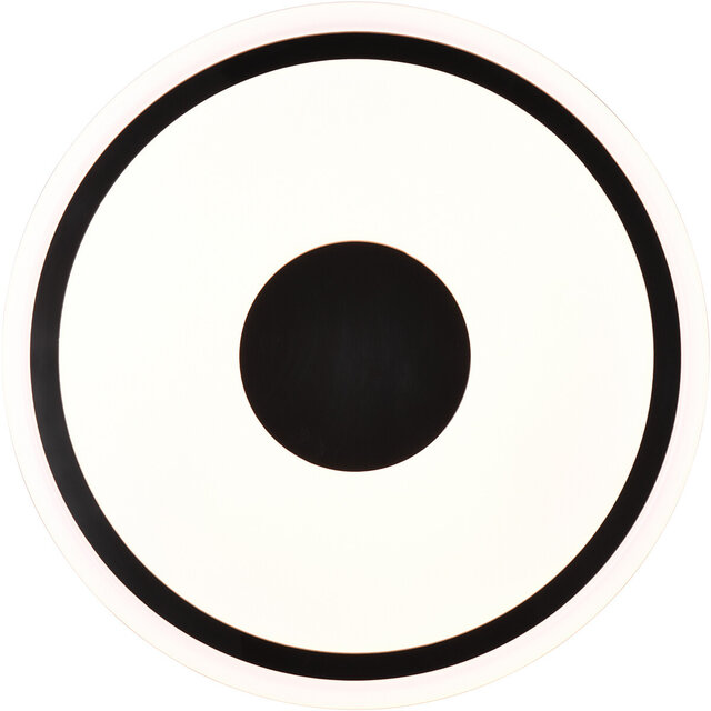 HLW LED LED Ceiling Lamp - Ceiling Lighting - Trion Duna - 16W - Warm White 3000K - Round - Matte Black - Plastic HLW LED LED Ceiling Lamp - Ceiling Lighting - Trion Duna - 16W - Warm White 3000K - Round - Matte Black - Plastic