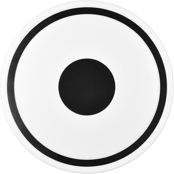 HLW LED LED Plafondlamp - Plafondverlichting - Trion Duna - 16W - Warm Wit 3000K - Rond - Mat Zwart - Kunststof HLW LED LED Plafondlamp - Plafondverlichting - Trion Duna - 16W - Warm Wit 3000K - Rond - Mat Zwart - Kunststof