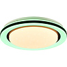ronde witte LED plafondlamp 17W met RGBW kleuren en dimfunctie, 2000 lumen, Ø38 cm