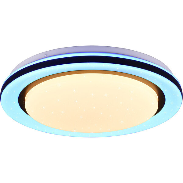 HLW LED LED Plafondlamp - Plafondverlichting - Trion Karda - 17W - RGBW- Rond - Wit - Kunststof